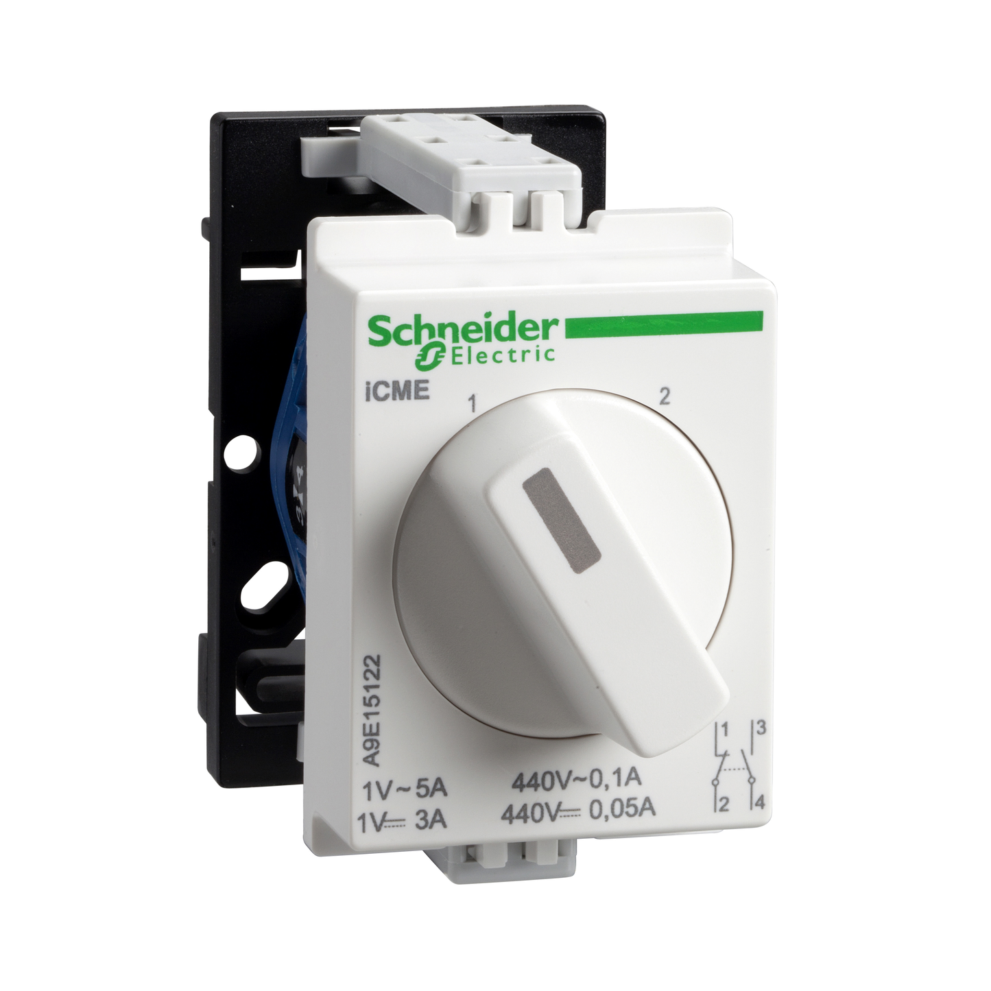 Schneider Electric-A9E15122-Acti9, iCME commutateur rotatif 2 directions pour circuits électroniques
