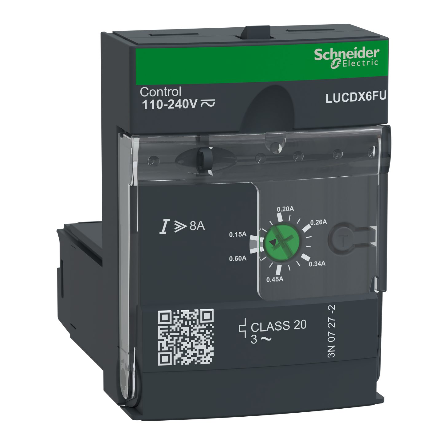 Schneider Electric-LUCDX6FU-TeSys LUCD - unité de contrôle évolutif - classe 20 - 0,15..0,6A -110..220Vcc/ca