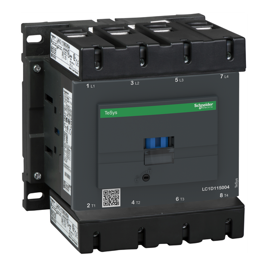 Schneider Electric-LC1D115004B7-TeSys LC1D - contacteur - 4P - AC-1 440V - 200A - bobine 24Vca