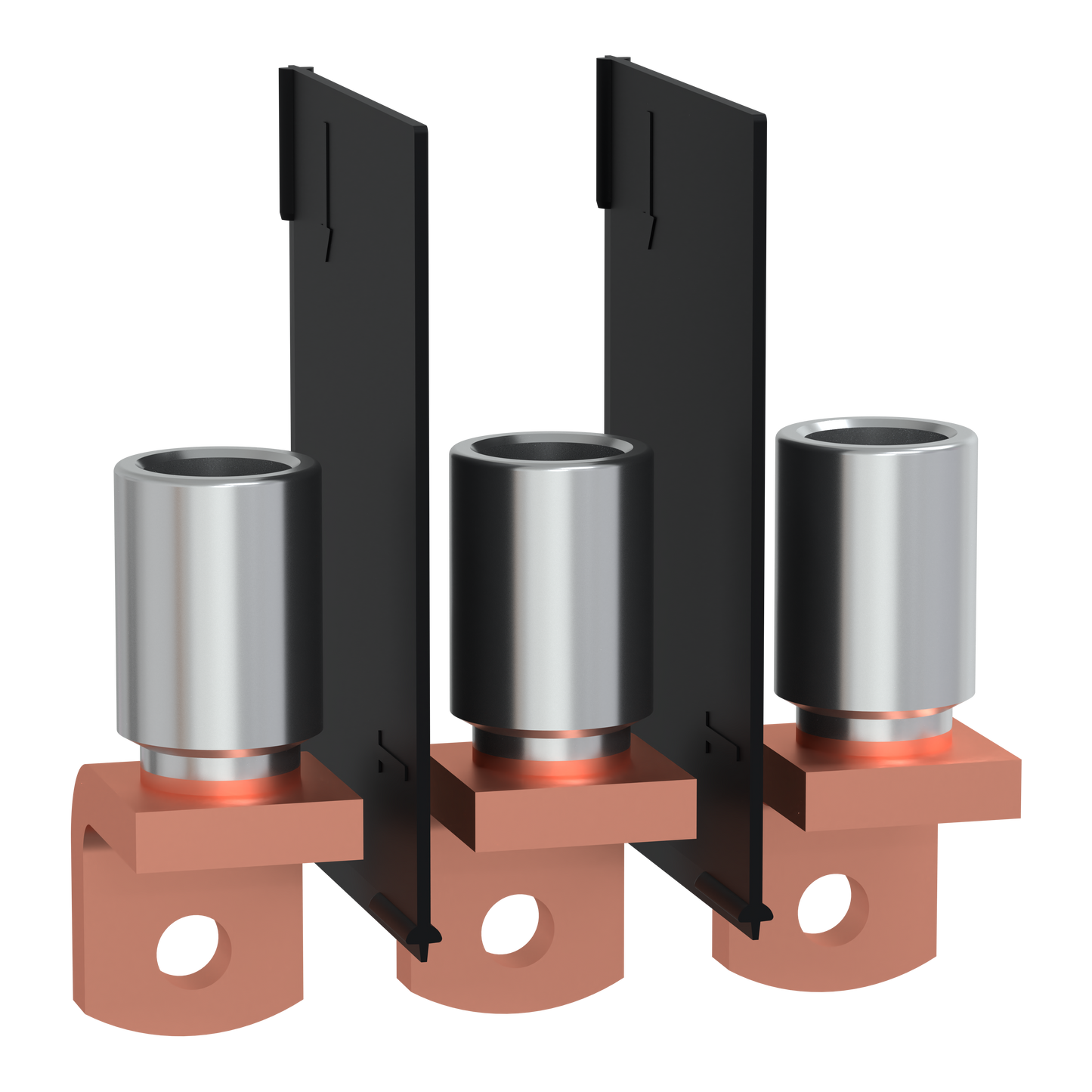 Schneider Electric-TPSCON61-TransferPacT TA630 - 3 cosses à sertir câble Alu 240mm² - séparateur de phases