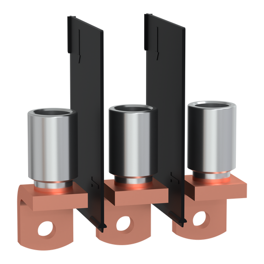 Schneider Electric-TPSCON61-TransferPacT TA630 - 3 cosses à sertir câble Alu 240mm² - séparateur de phases