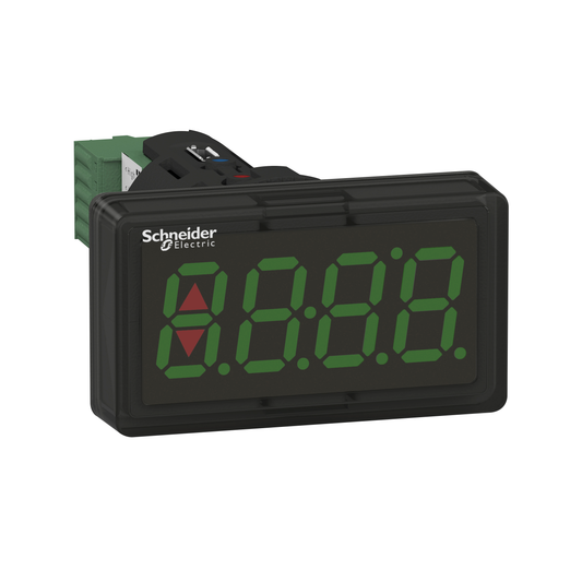 Schneider Electric-XBH1AA0G4-DIGITAL PANEL METER GREEN LED DISPLAY DIGITAL PANEL METER 4-DIGIT GREE