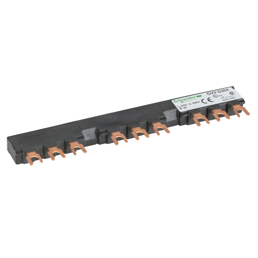 Schneider Electric-GV2G354-TeSys GV - jeu de barre tripolaire - 63A - 3 dérivations - pas 54 mm
