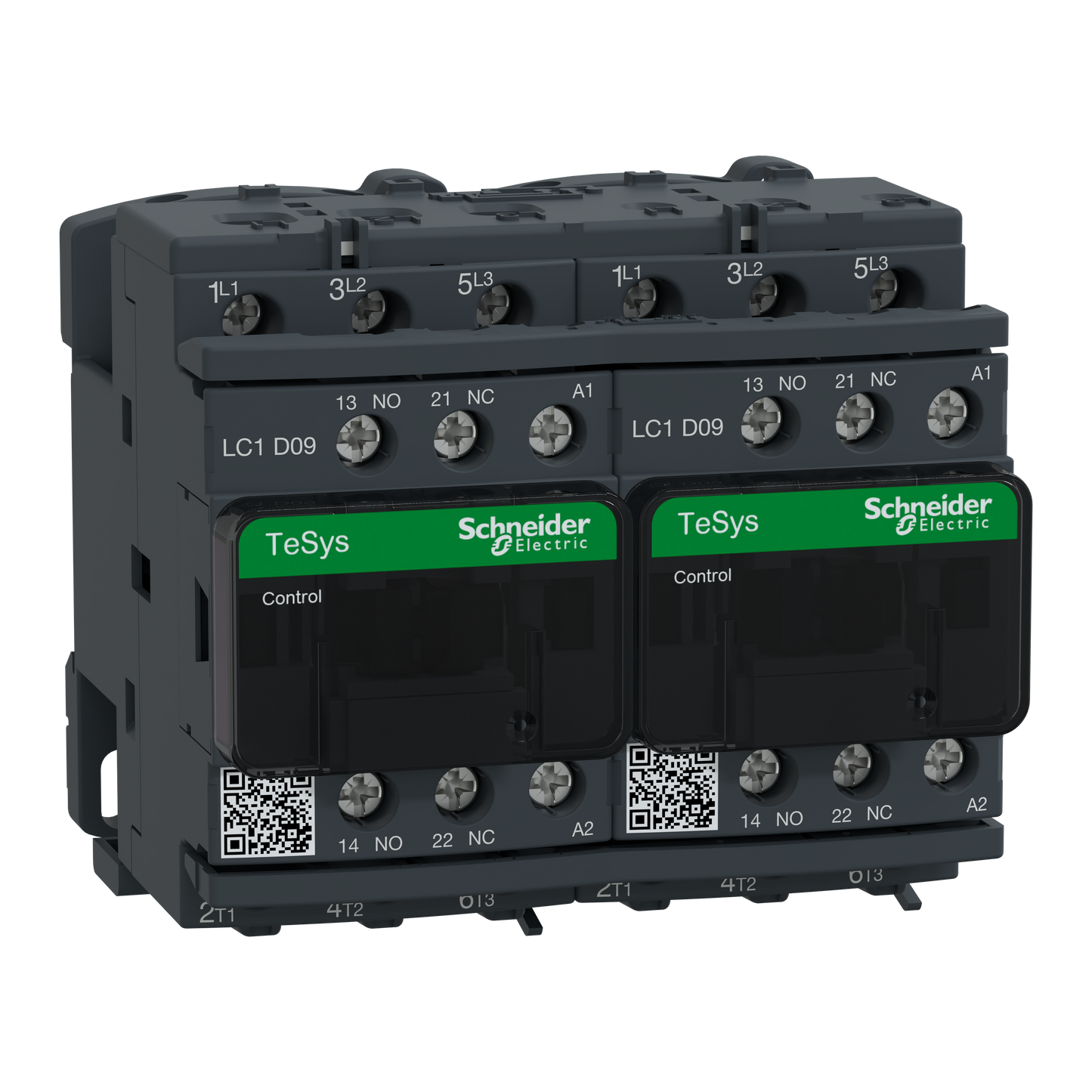 Schneider Electric-LC2D09B7V-TeSys LC2D - contacteur inverseur - 3P - AC-3 440V - 9A - bobine 24Vca