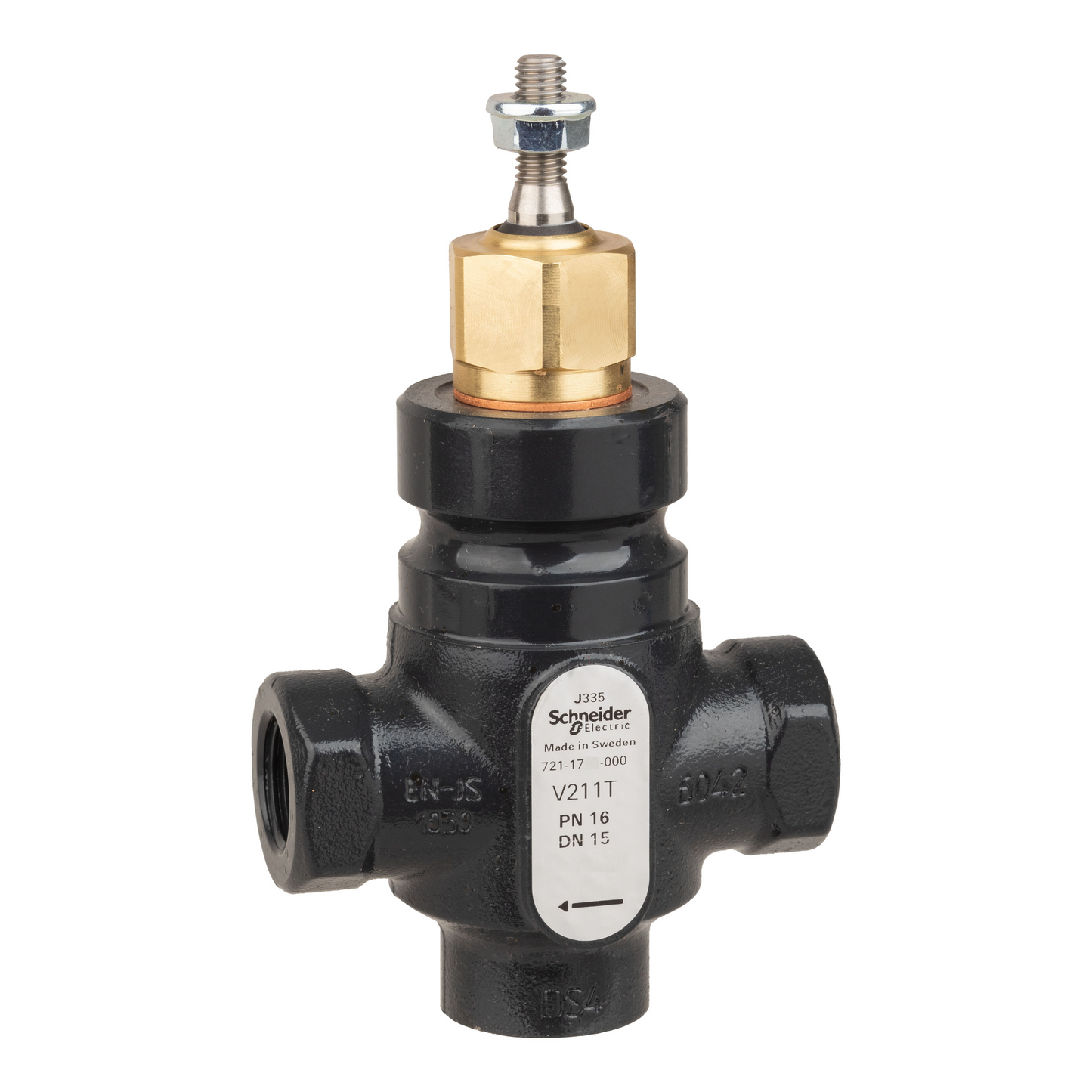 Schneider Electric-7211720000-Vanne 2 voies acier taraudée PN16 DN15 Kv2.5