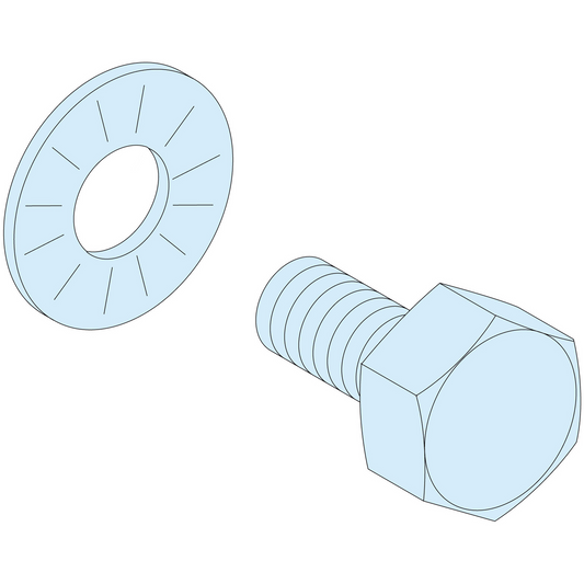 Schneider Electric-LVS04195-Linergy BS - Lot de 40 vis + rondelles - M6 x 16 pour barre taraudée < 630 A