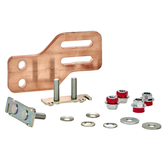 Schneider Electric-LVS04603-Linergy LGYE - Liaison décalée entre JdB vert/Horiz <= 1600A - avec visserie