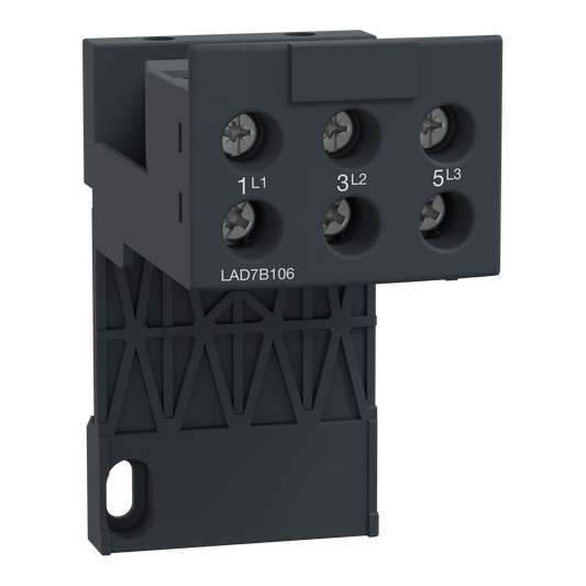 Schneider Electric-LAD7B106-TeSys LAD7 - bornier pour profilé 35mm - pour LRD01.35 et LR3D01..D35