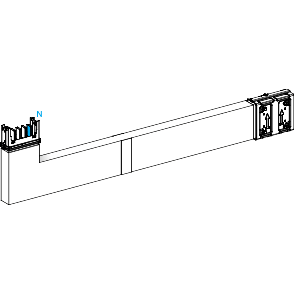 Schneider Electric-KSA400DLE42F-Canalis KSA - coude spéc. coupe feu 240A montage haut - A=700-1200mm-B=250mm