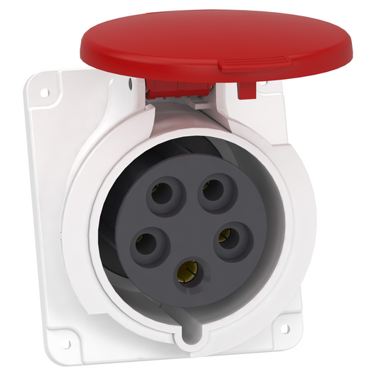 Schneider Electric-PKF32F435-Mureva - socle prise industrielle - 32A - IP44 - 380 - 5P - vis