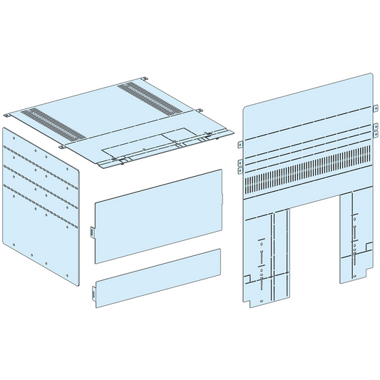 Schneider Electric-LVS04854-PrismaSeT P - Capot raccordement arrière MTZ1 - fixe ou débro