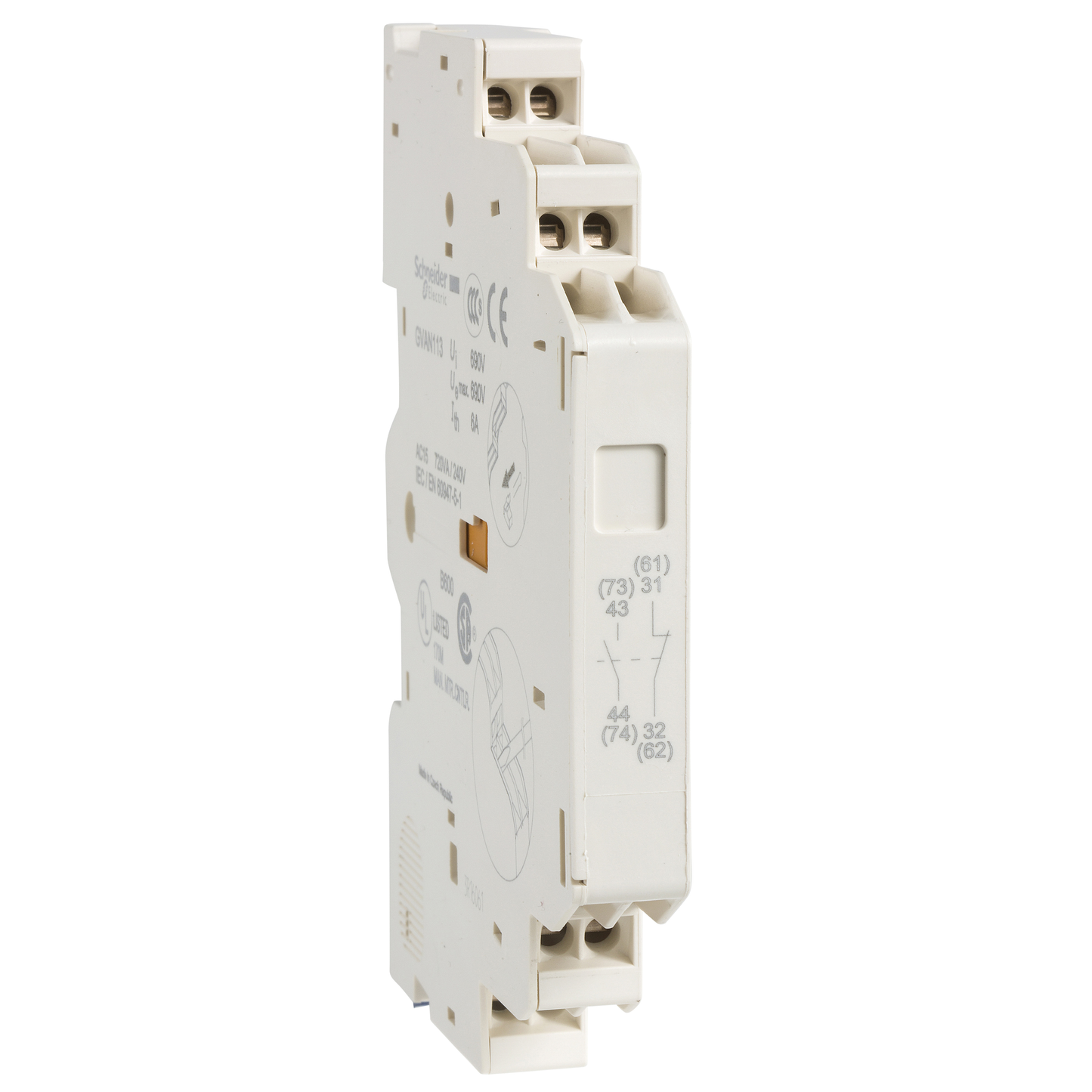 Schneider Electric-GVAN203-TeSys GV - contact auxiliaire - 2F