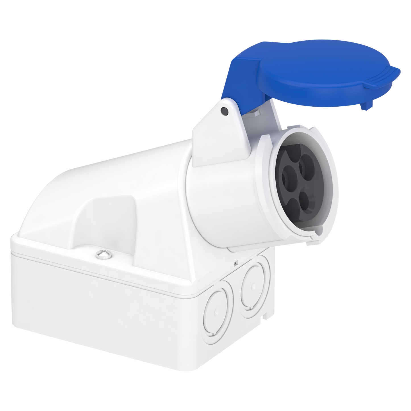 Schneider Electric-83104-Mureva - socle de prise industrielle - 16 A - 2P+T - 200-250 V CA - IP44