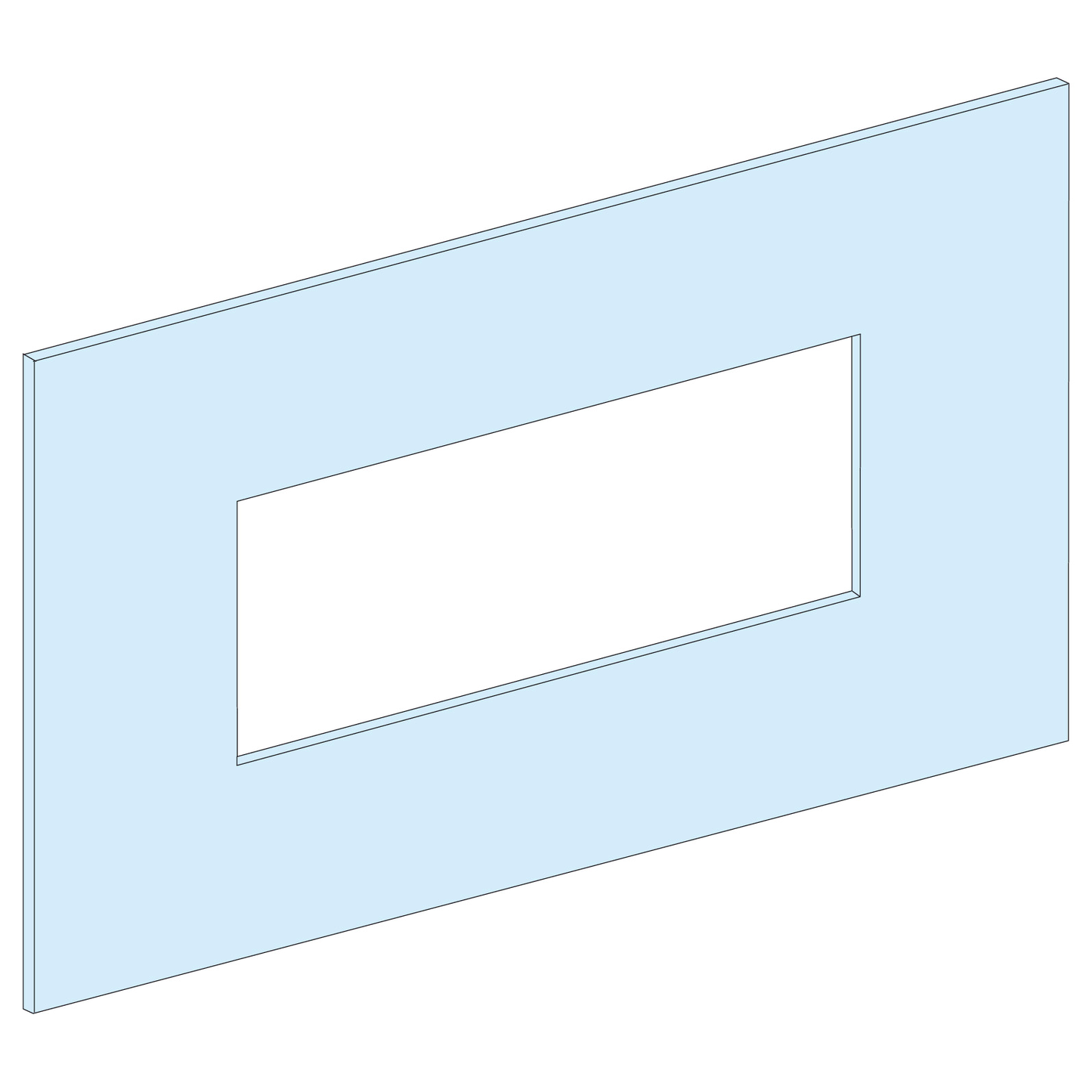 Schneider Electric-LVS03245-PrismaSeT G - Plastron inv. source NSX250-5M-L600-vert.-Cde rotat-RAL9003