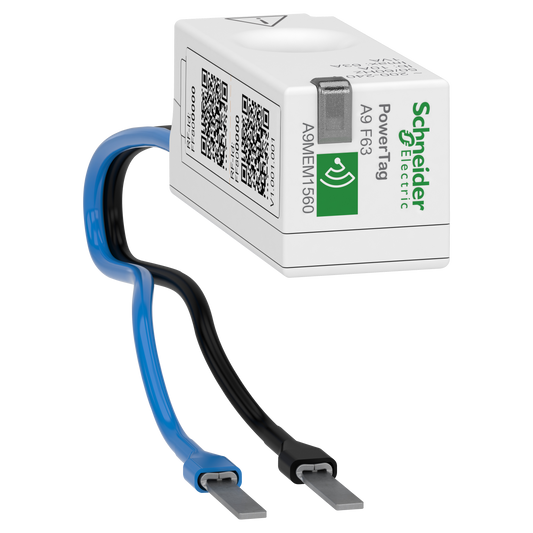 Schneider Electric-A9MEM1560-PowerTag - Capteur de mesure radiofréquence - Vigi DT40/IC60 - 1P+N 63A - am/av