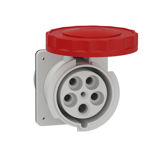 Schneider Electric-81695-Mureva - prise industrielle droite CEE - 125A 5P 380V 6U - IP67