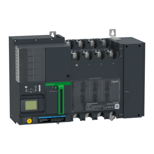 Schneider Electric-TA63D4L6302TPE-TransferPacT Active TA630 - inverseur de sources - LCD - 630A - 4P - 208Vca