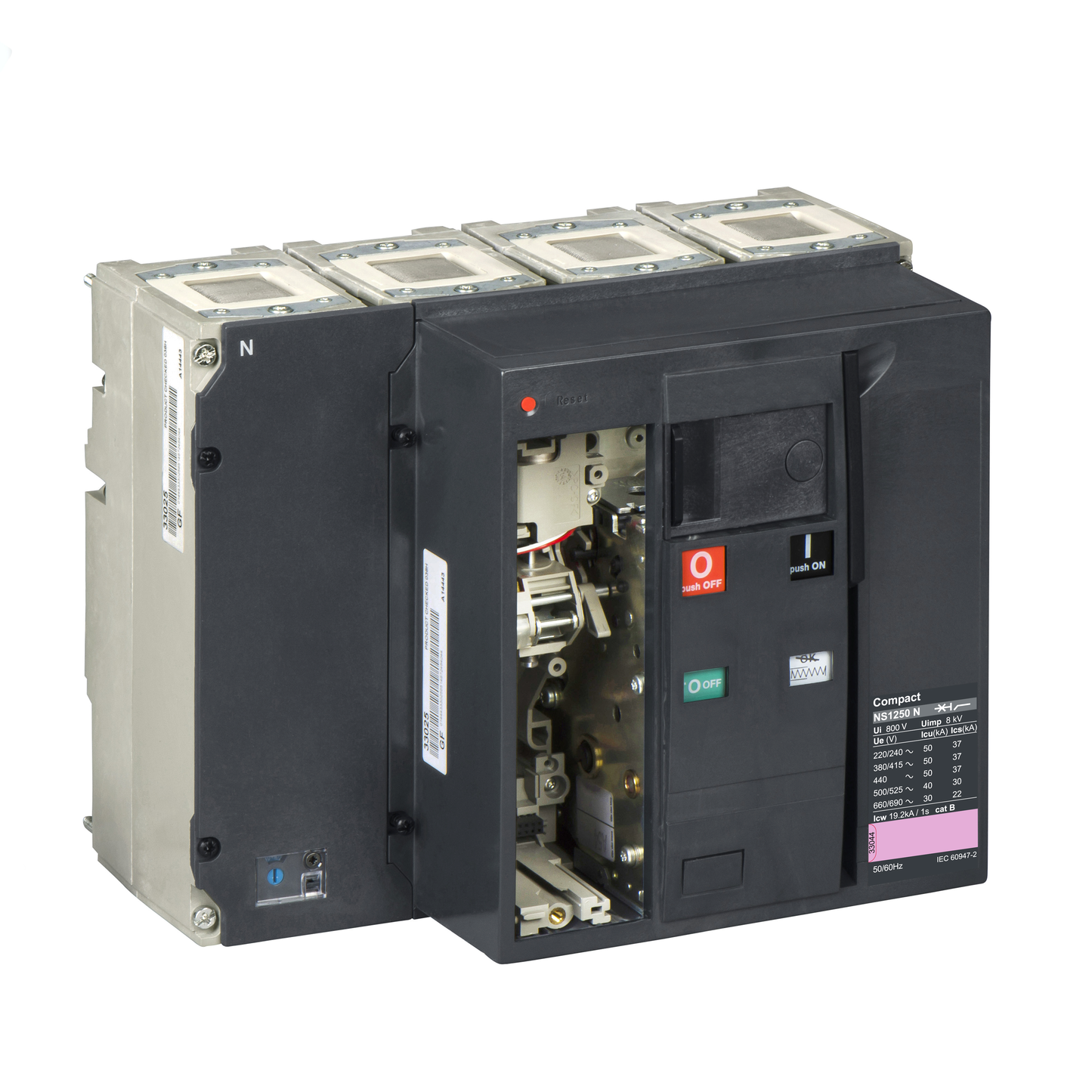 Schneider Electric-33304-ComPact NS1250N - bloc coupure - 4P - 50KA - fixe électrique