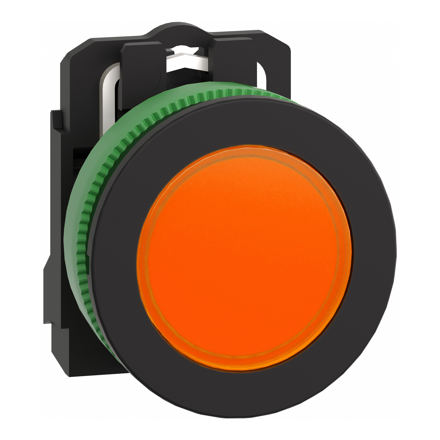 Schneider Electric-XB5FVM5-Harmony XB5 - voyant lumineux DEL - flush - orange - 230V - vis étrier