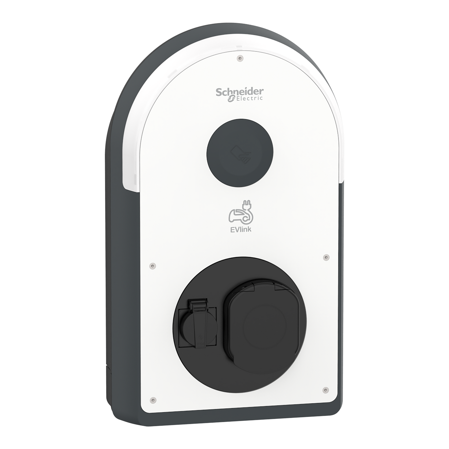 Schneider Electric-EVB3S22N4EA-EVlink Pro AC 3PH-22 kW-32A-1 priseT2S+TE-RDC-DD 6 mA+ RCD type Asi + MNx