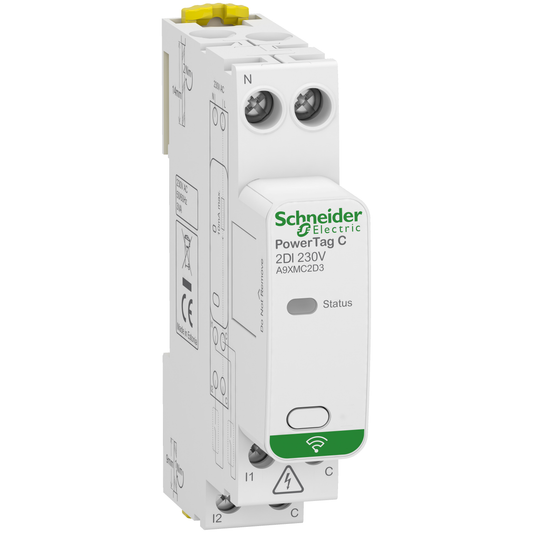 Schneider Electric-A9XMC2D3-PowerTag C - Capteur contacts radiofréquence modulaire - 2 Entrées