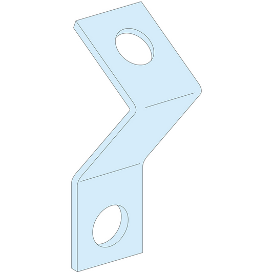 Schneider Electric-LVS03005-PrismaSeT G - Support 45° pour rail DIN ou barre de terre