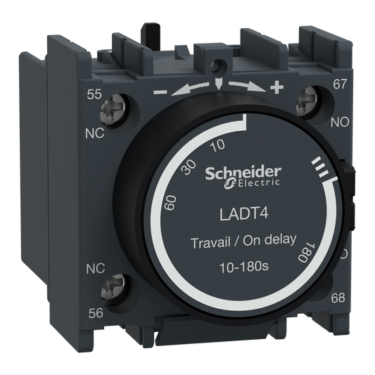 Schneider Electric-LADT4-TeSys D - bloc de contacts auxiliaires - 1F+1O - bornes à vis-étriers
