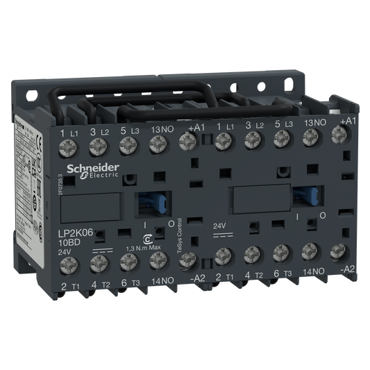 Schneider Electric-LP2K0910BD-TeSys LP2K - contacteur inverseur - 3P - AC-3 440V - 9A - bobine 24Vcc