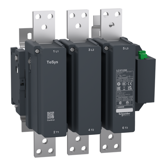 Schneider Electric-LC1F1250KUE-LC1F1250 CONTACTOR 100-250V AC/DC