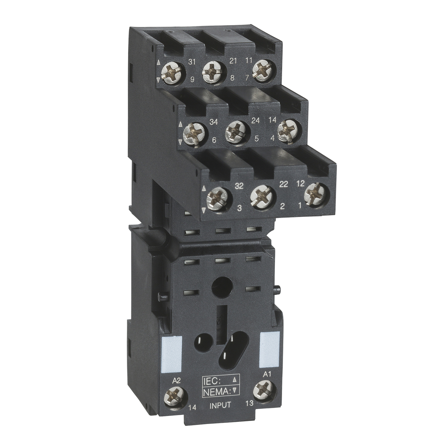 Schneider Electric-RXZE2S111M-Harmony Relay RXM - embase contacts séparés - RXM3 - racc connecteurs à vis