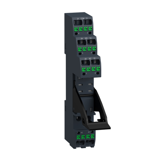 Schneider Electric-RGZE08P-RGZ push-in socket with clamp, separate contact, for RXG2 relays