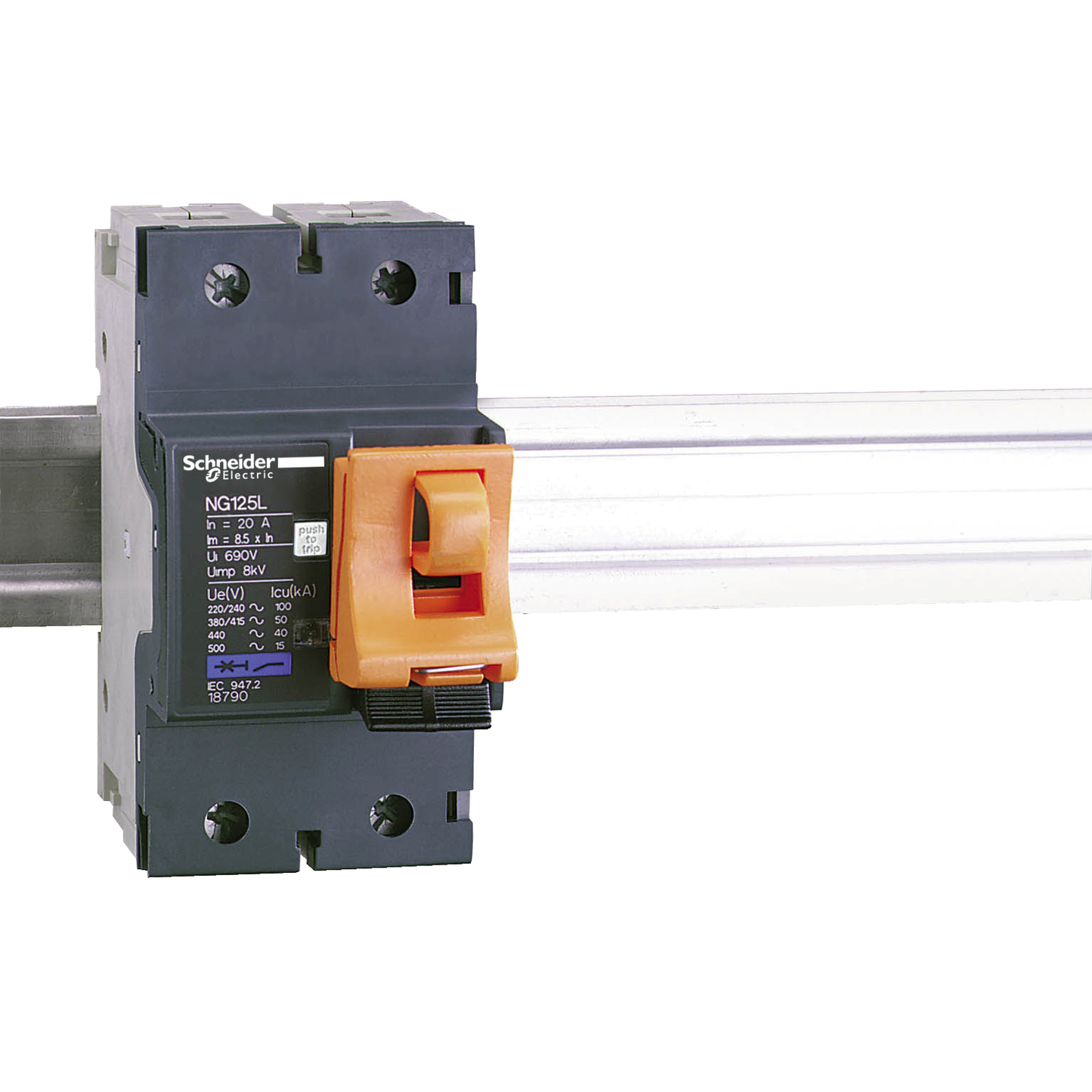 Schneider Electric-19090-Acti9 - Dispositif de cadenassage pour maneton NG125 - Lot de 4