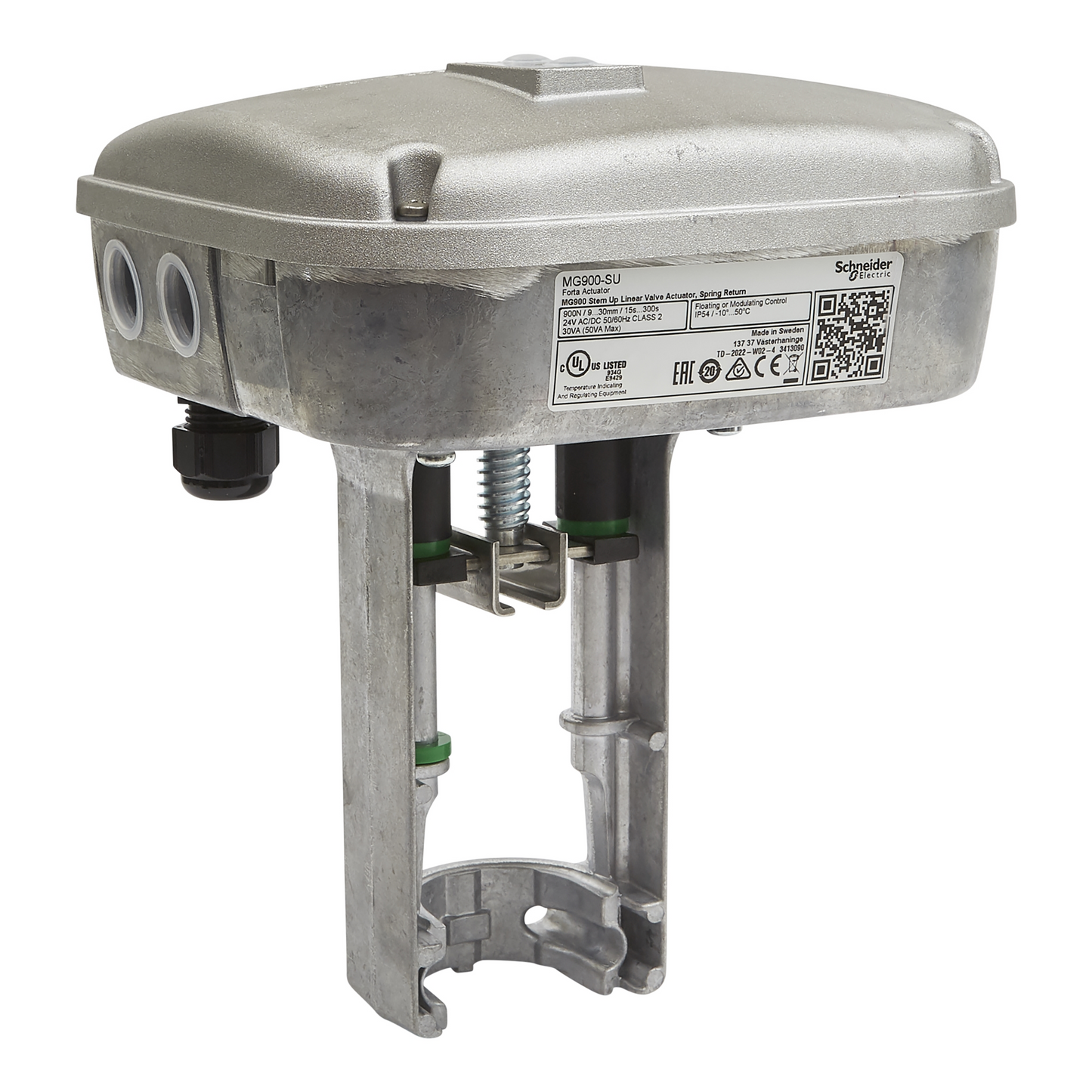 Schneider Electric-MG900-SU-Moteur FORTA 24V 900N signal 0..10V/3pts avec retour à 0 (tige abaissée)