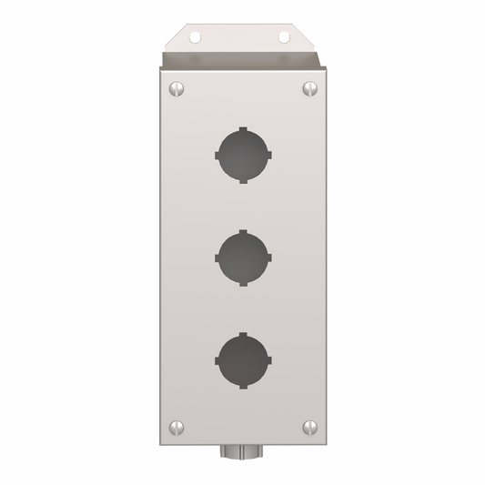 Schneider Electric-9001KYSS3-Harmony 9001KY - boîte à boutons vide - métallique - 3 perçages horizontaux