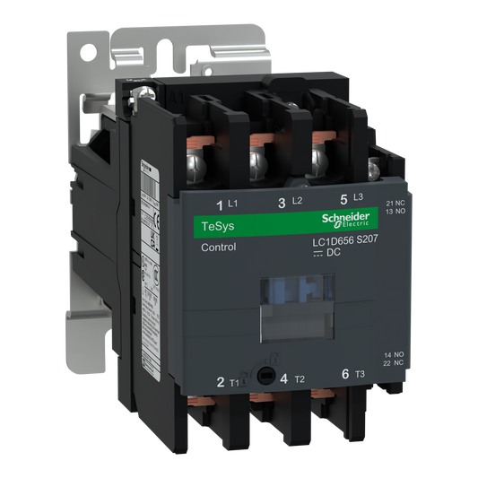 Schneider Electric-LC1D656SWS207-TeSys D - contacteur EN45545 - 3P(3NO) - AC3 <=440V 65A - 72Vcc - cosses fermées