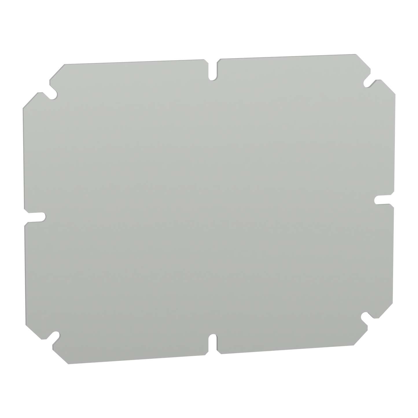 Schneider Electric-NSYAMPA2419TB-Thalassa TBP/TBS - platine de montage - 1 châssis plein - polyester gris 241x194