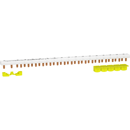 Schneider Electric-R9PXH218-Resi9 - peigne monobloc - 1P+N - 63A - 18 modules - cache dents 5M