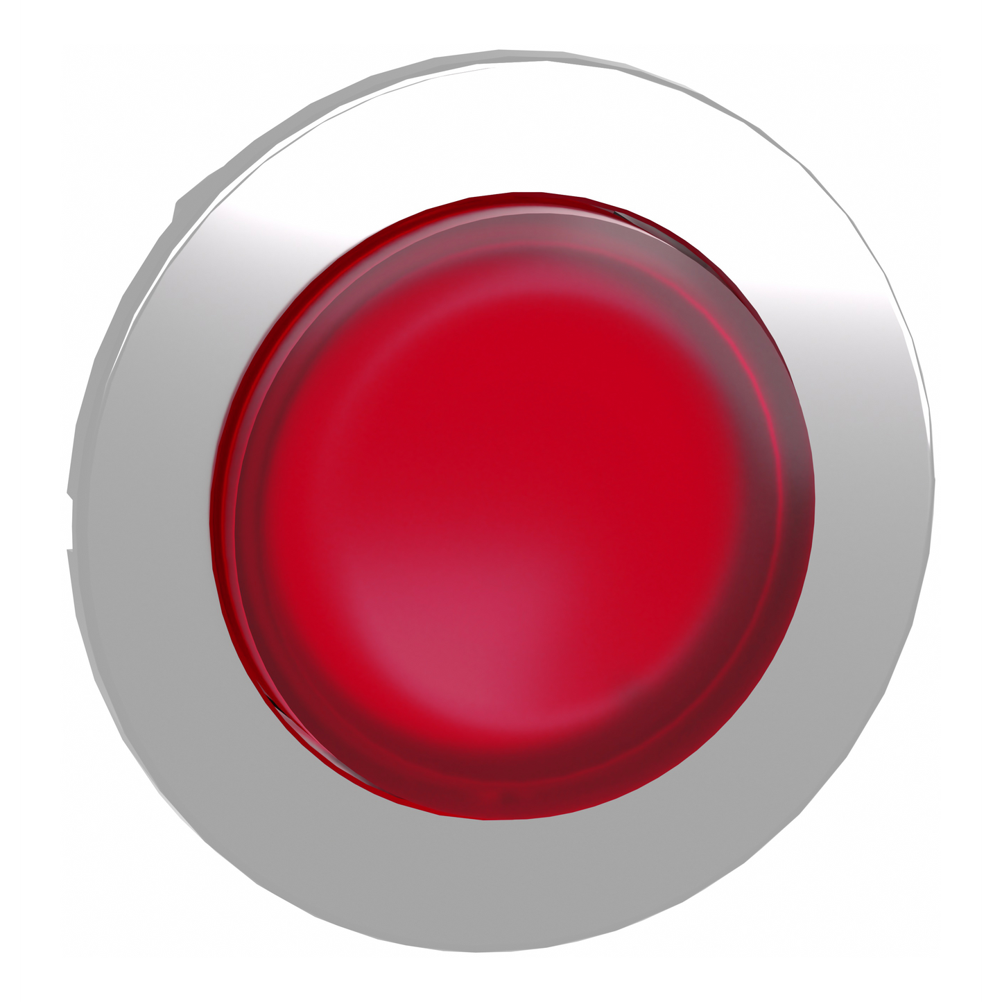 Schneider Electric-ZB4FW143-Harmony XB4 - tête bouton poussoir lum DEL - flush - dépassant - rouge