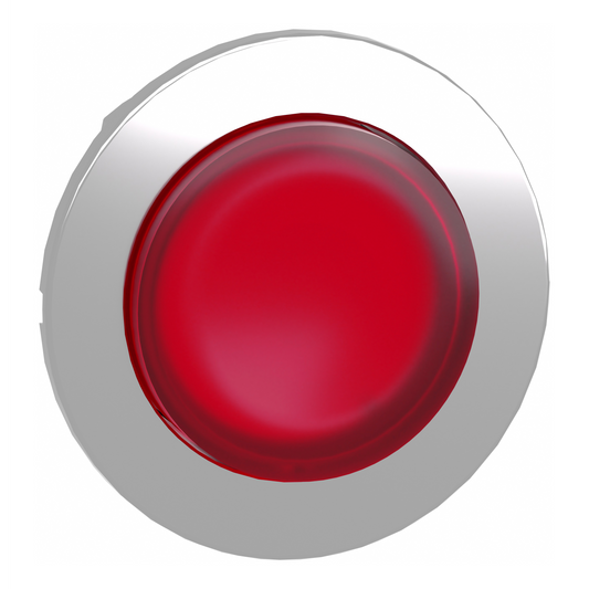Schneider Electric-ZB4FW143-Harmony XB4 - tête bouton poussoir lum DEL - flush - dépassant - rouge