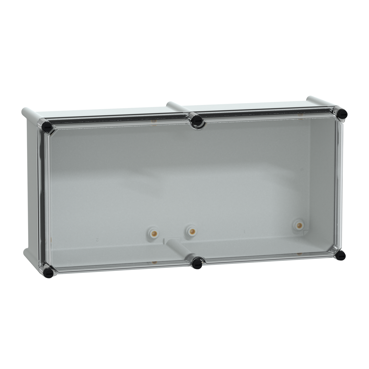 Schneider Electric-NSYPLS2754G-Thalassa PLS - Boite avec couvercle transparent 27x54x18 Ral 7035