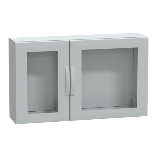 Schneider Electric-NSYPLA7123TG-Thalassa - Armoire polyester 750x1250x320 - IP65 - vitrée Ral 7035