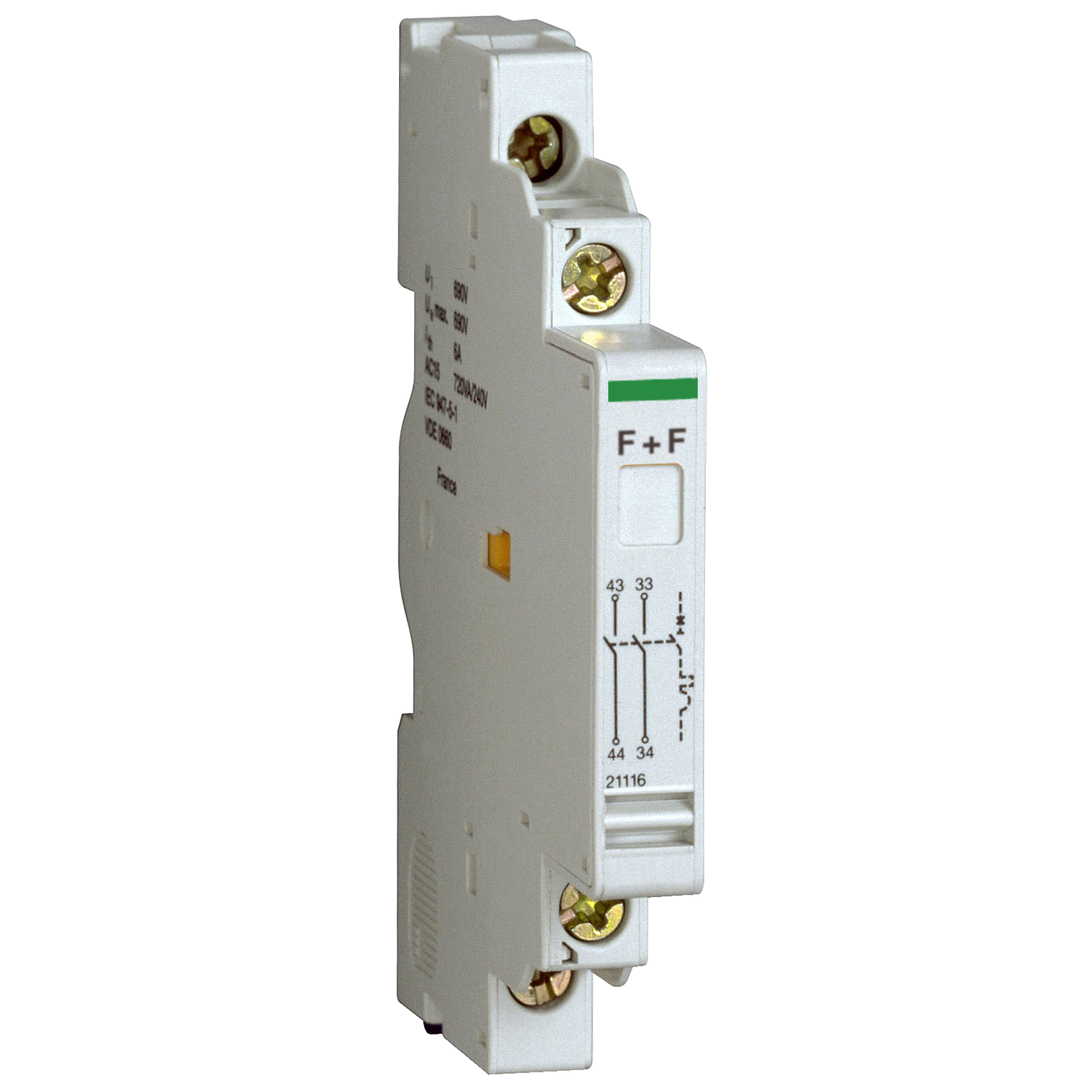 Schneider Electric-21116-P25M - contact auxiliaire - 2F - 415V - 2.2A