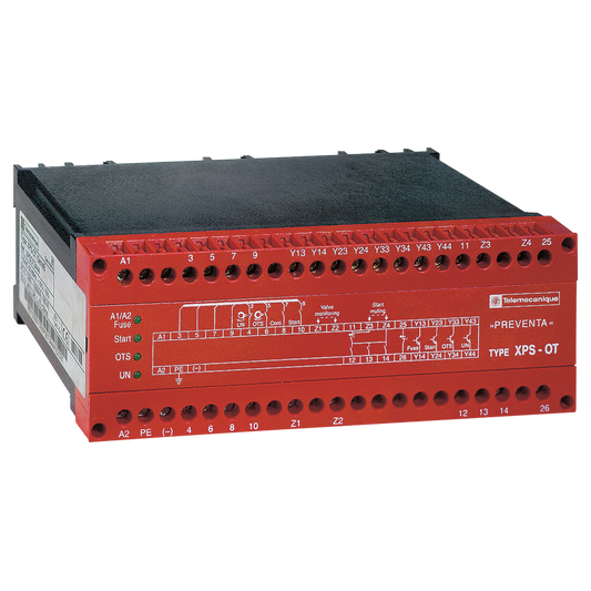 Schneider Electric-XPSOT3444-Preventa XPS-OT - contrôleur - arrêt point mort haut et course freinage - 115Vca