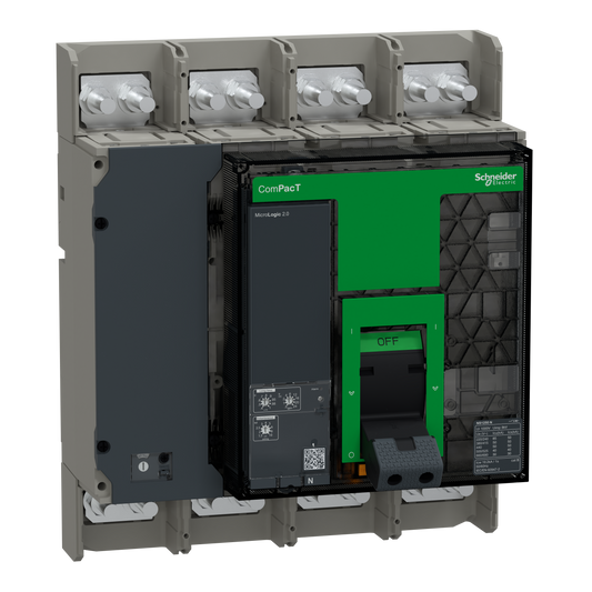 Schneider Electric-C125N420FM-ComPacT NS1250N - disjoncteur - MicroLogic 2.0 1250A - 4P - 50kA - fixe - manuel