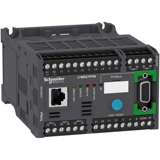Schneider Electric-LTMR27PFM-TeSys T contrôleur moteur LTM R, Profibus DP, 100 à 240 V CA, 1,35…27 A