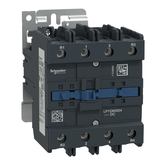 Schneider Electric-LP1D80004BD-TeSys LP1D - contacteur - 4P - AC-1 440V - 125A - bobine 24Vcc - CC standard