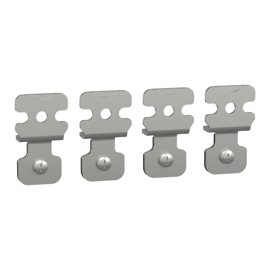 Schneider Electric-NSYAEFPFSC-PanelSeT Accessoires - jeu de 4 pattes - fixation acier - coffret