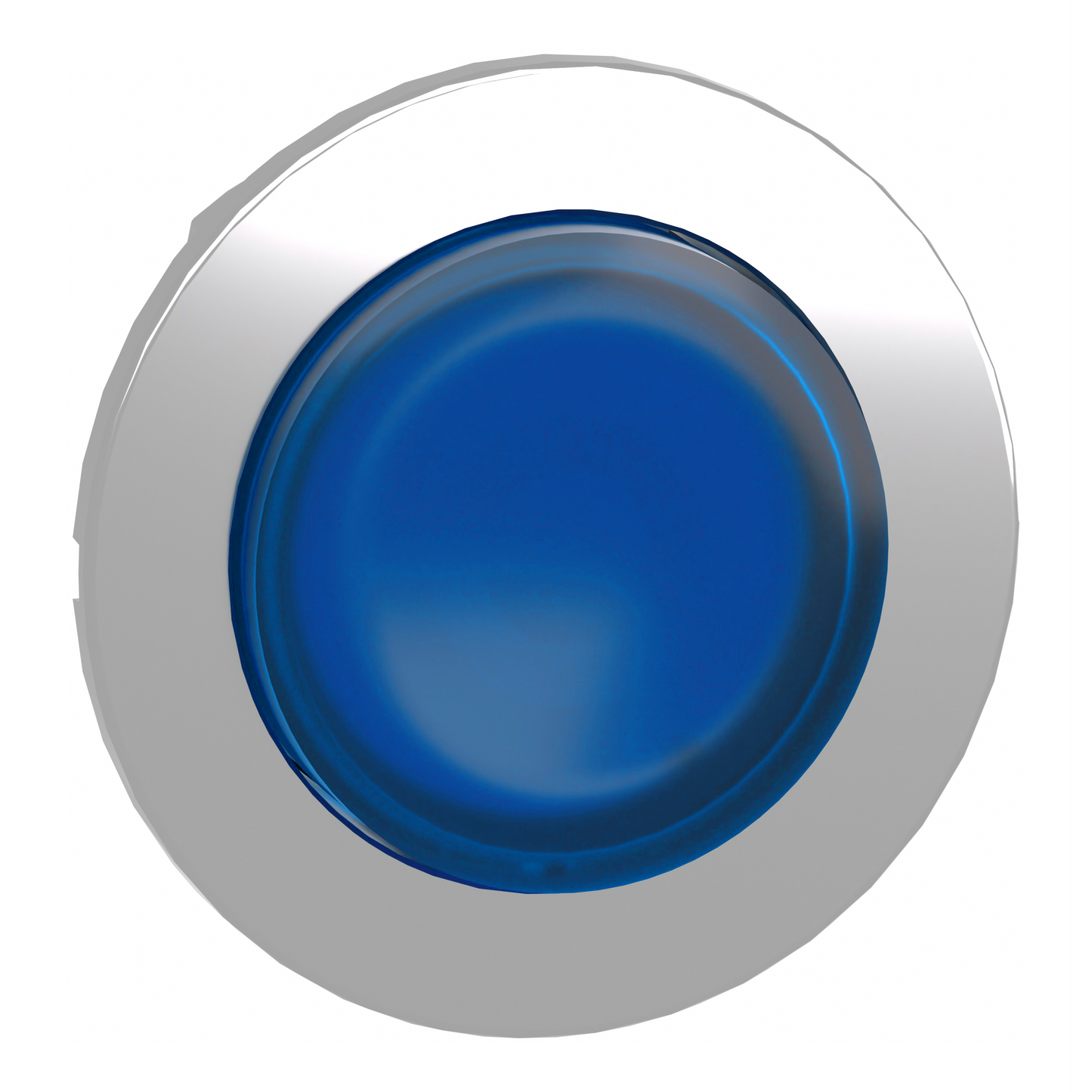 Schneider Electric-ZB4FW163-Harmony XB4 - tête bouton poussoir lum DEL - flush - dépassant - bleu