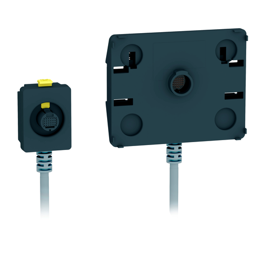 Schneider Electric-HMIZSURDP10-Harmony - HMISCU - câble - pour déport module contrôleur - sur Rail DIN - 10m