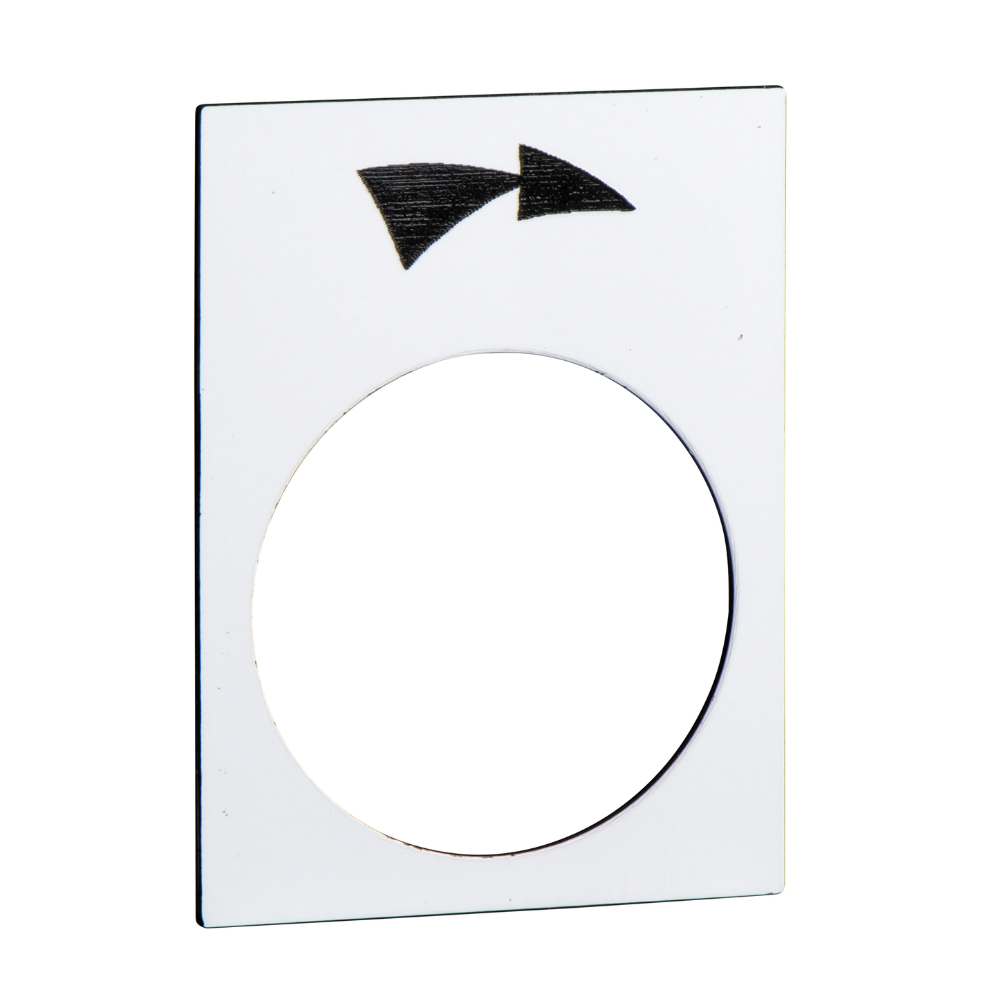 Schneider Electric-ZB2BY4921-Harmony - étiquette - 30x40mm - blanc - rotation droite PV-GV